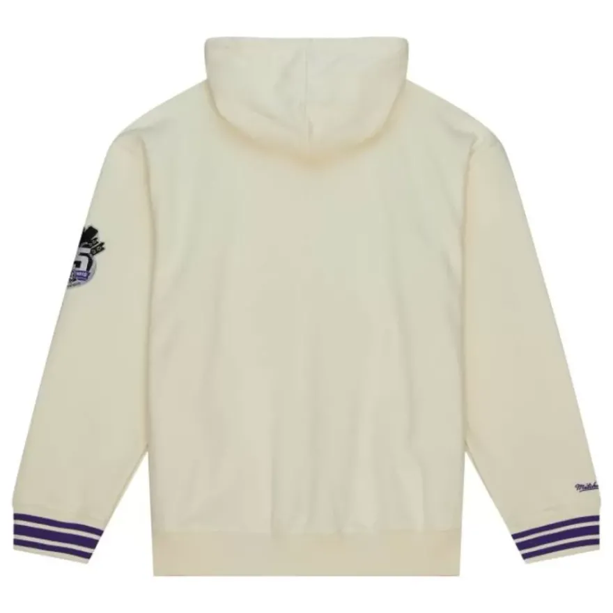 Mitchell & Ness Hoodies & Sweatshirts-Chainstitch Heavyweight Hoodie Retro Sacramento Kings