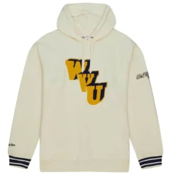 Mitchell & Ness Hoodies & Sweatshirts-Chainstitch Heavyweight Hoodie Retro West Virginia University