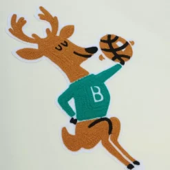 Mitchell & Ness Hoodies & Sweatshirts-Chainstitch Heavyweight Hoodie Retro Milwaukee Bucks