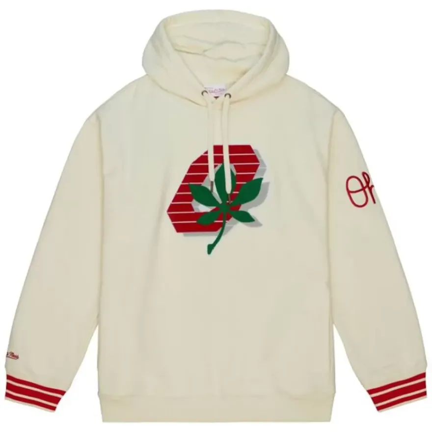 Mitchell & Ness Hoodies & Sweatshirts-Chainstitch Heavyweight Hoodie Current Ohio State