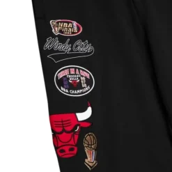 Mitchell & Ness Pants-Champ City Fleece Jogger Chicago Bulls
