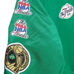 Mitchell & Ness Jackets & Outerwear-Champ City Satin Jacket Boston Celtics