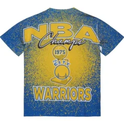 Mitchell & Ness T-Shirts & Tops-Champ City Sublimated Ss Tee Golden State Warriors