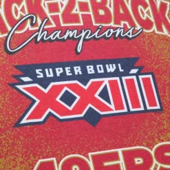 Mitchell & Ness T-Shirts & Tops-Champ City Sublimated Ss Tee San Francisco 49Ers