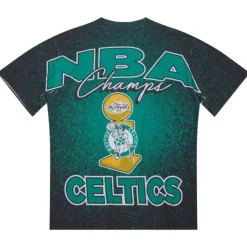 Mitchell & Ness T-Shirts & Tops-Champ City Sublimated Ss Tee Boston Celtics