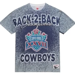 Mitchell & Ness T-Shirts & Tops-Champ City Sublimated Ss Tee Dallas Cowboys
