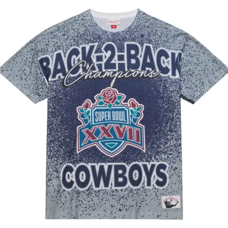 Mitchell & Ness T-Shirts & Tops-Champ City Sublimated Ss Tee Dallas Cowboys
