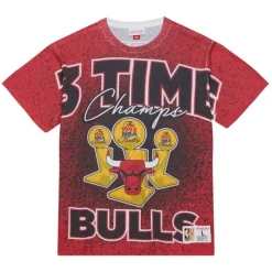 Mitchell & Ness T-Shirts & Tops-Champ City Sublimated Ss Tee Chicago Bulls