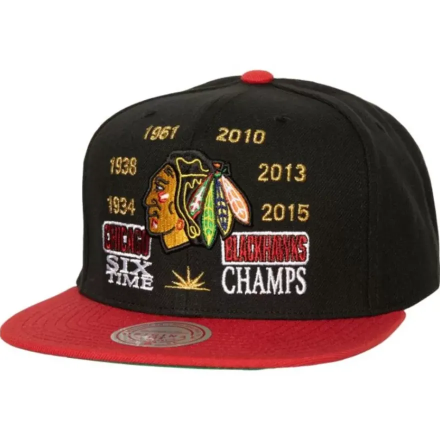 Mitchell & Ness Snapback-Champ Is Here Snapback Chicago Blackhawks