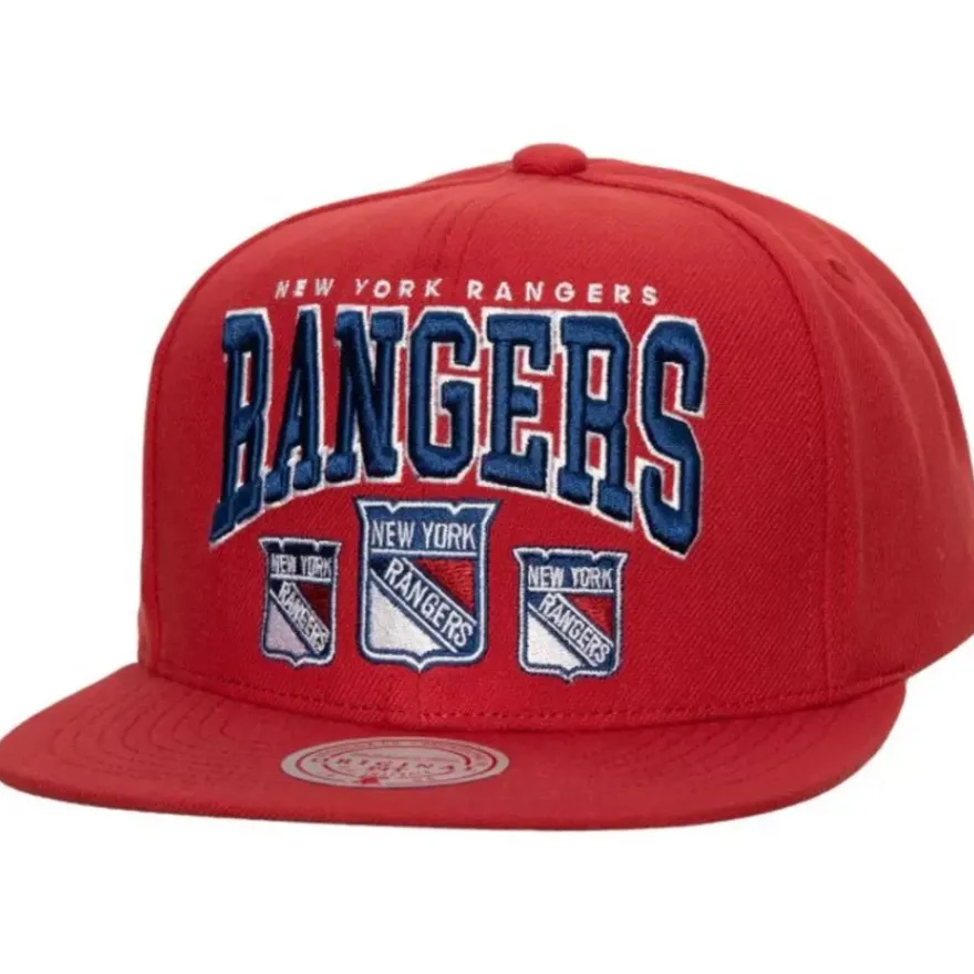 Mitchell & Ness Snapback-Champ Stack Snapback Vntg New York Rangers