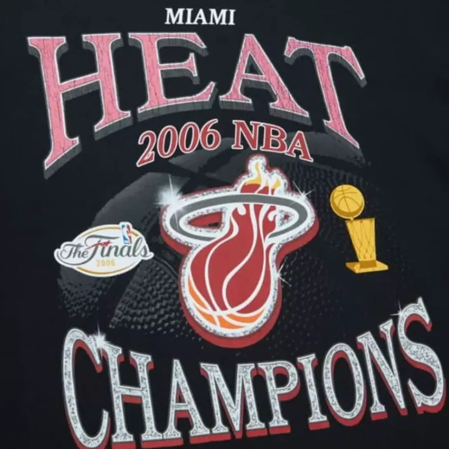 Mitchell & Ness T-Shirts & Tops-Champions Era Ss Tee Hwc Miami Heat