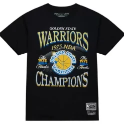 Mitchell & Ness T-Shirts & Tops-Champions Era Ss Tee Hwc Golden State Warriors