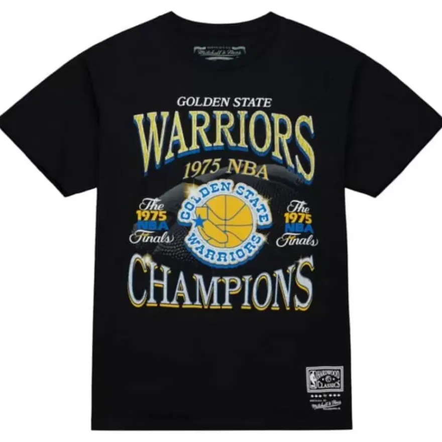 Mitchell & Ness T-Shirts & Tops-Champions Era Ss Tee Hwc Golden State Warriors
