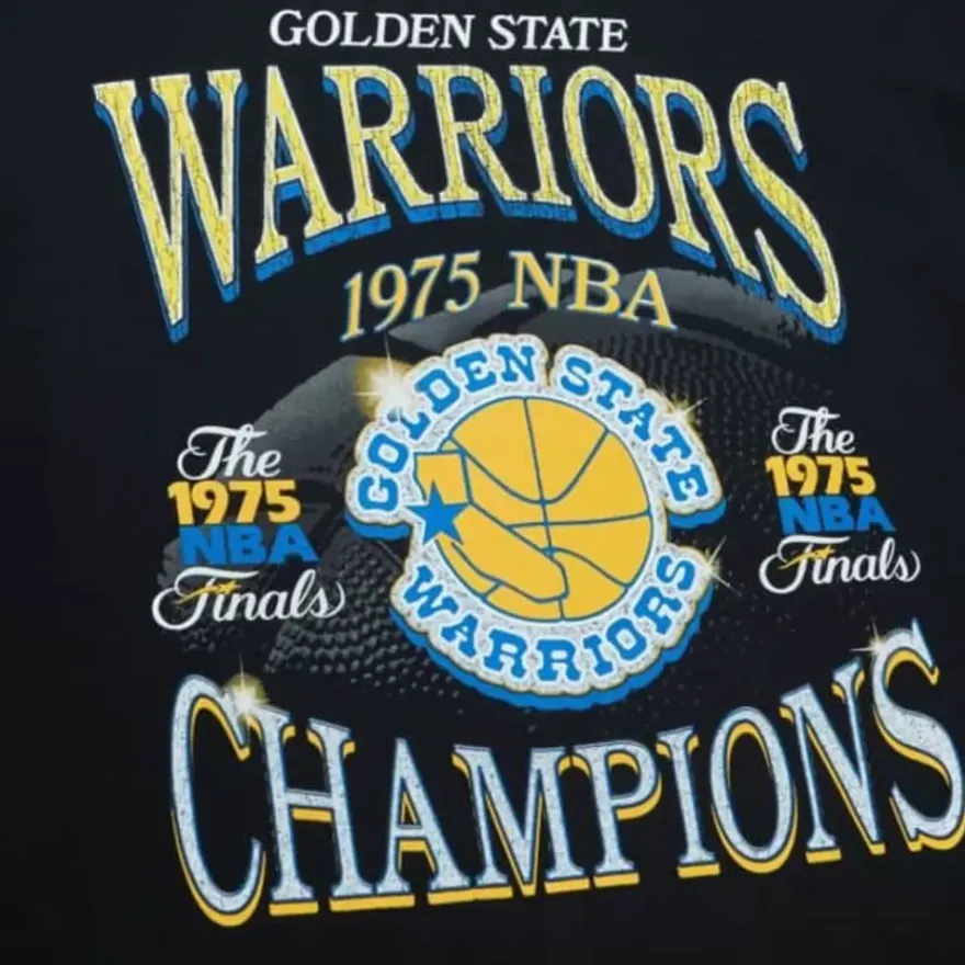 Mitchell & Ness T-Shirts & Tops-Champions Era Ss Tee Hwc Golden State Warriors