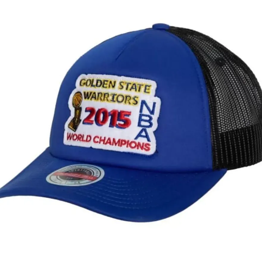 Mitchell & Ness Snapback-Championship Trucker Snapback Golden State Warriors