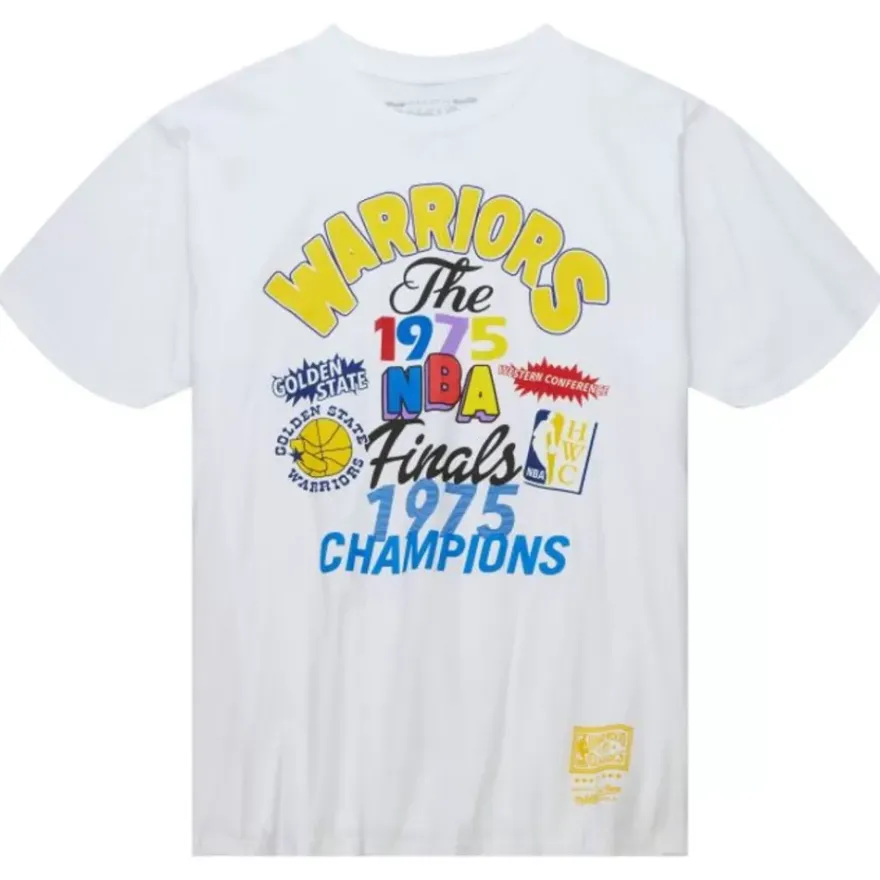 Mitchell & Ness T-Shirts & Tops-Champs Fest Ss Tee Hwc Golden State Warriors