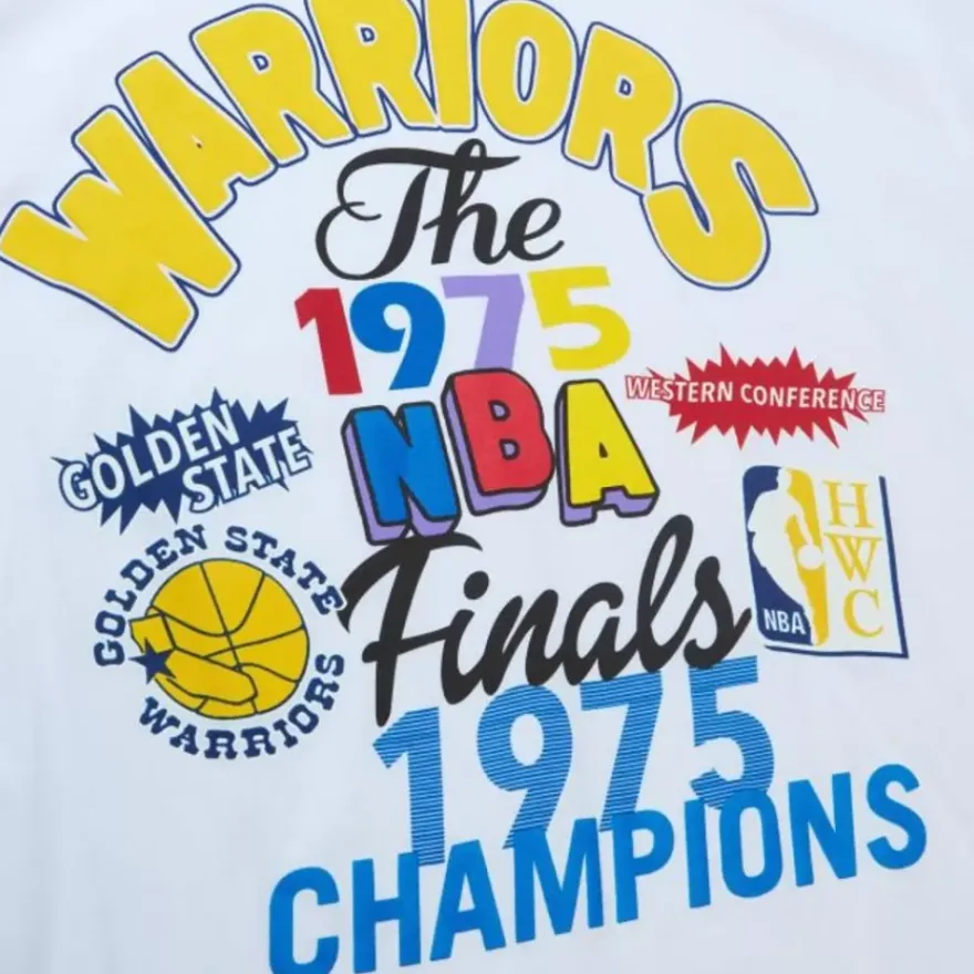 Mitchell & Ness T-Shirts & Tops-Champs Fest Ss Tee Hwc Golden State Warriors