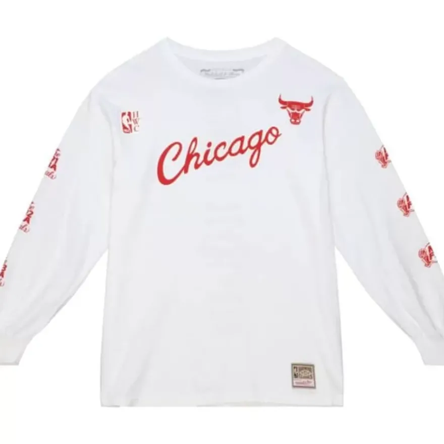 Mitchell & Ness T-Shirts & Tops-Cherry Bomb Ls Tee Chicago Bulls