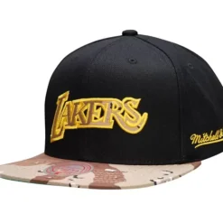 Mitchell & Ness Snapback-Choco Camo Snapback Hwc Los Angeles Lakers