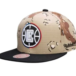 Mitchell & Ness Snapback-Choco Camo Snapback Los Angeles Clippers