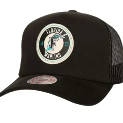 Mitchell & Ness Snapback-Circle Change Trucker Coop Florida Marlins