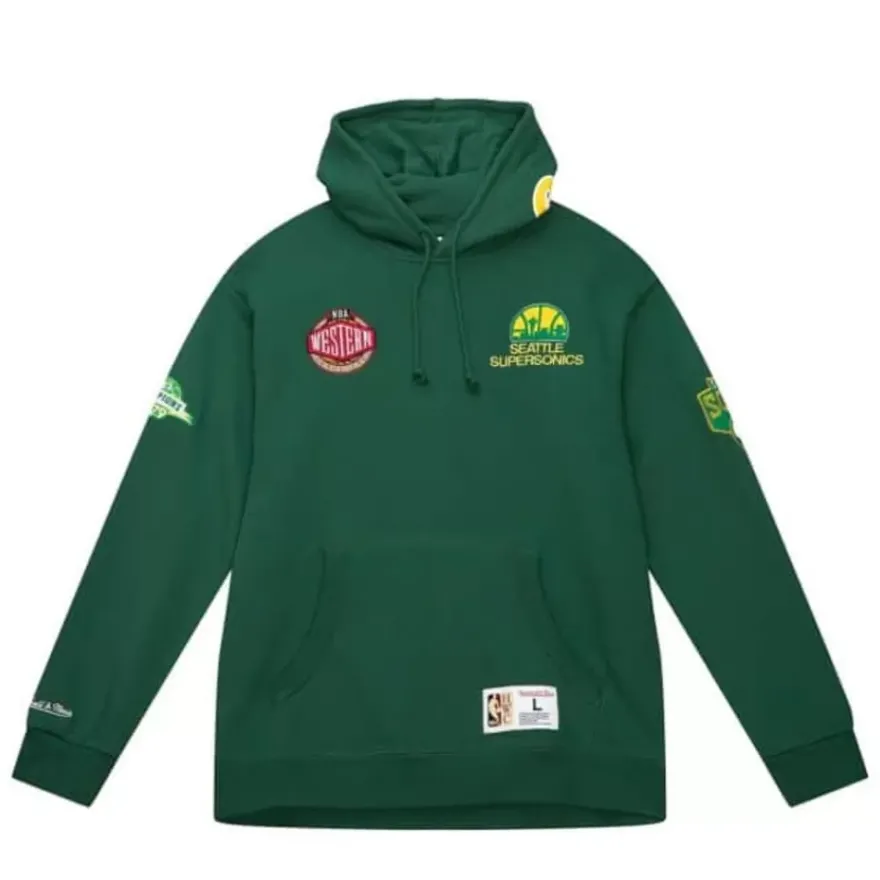 Mitchell & Ness Hoodies & Sweatshirts-City Collection Fleece Hoody Seattle Supersonics