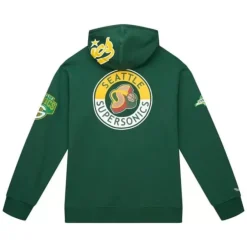 Mitchell & Ness Hoodies & Sweatshirts-City Collection Fleece Hoody Seattle Supersonics