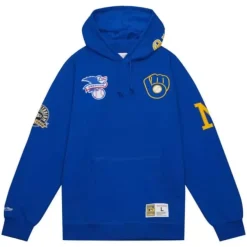 Mitchell & Ness Hoodies & Sweatshirts-City Collection Fleece Hoody Milwaukee Brewers