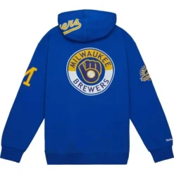 Mitchell & Ness Hoodies & Sweatshirts-City Collection Fleece Hoody Milwaukee Brewers