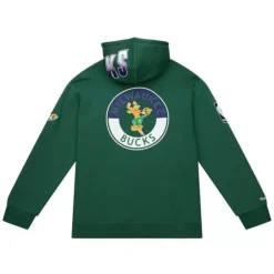 Mitchell & Ness Hoodies & Sweatshirts-City Collection Fleece Hoody Milwaukee Bucks