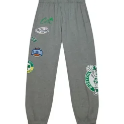 Mitchell & Ness Shorts-City Collection Fleece Pants Boston Celtics
