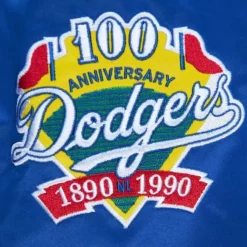 Mitchell & Ness Jackets & Outerwear-City Collection Lightweight Satin Jacket Los Angeles Dodgers