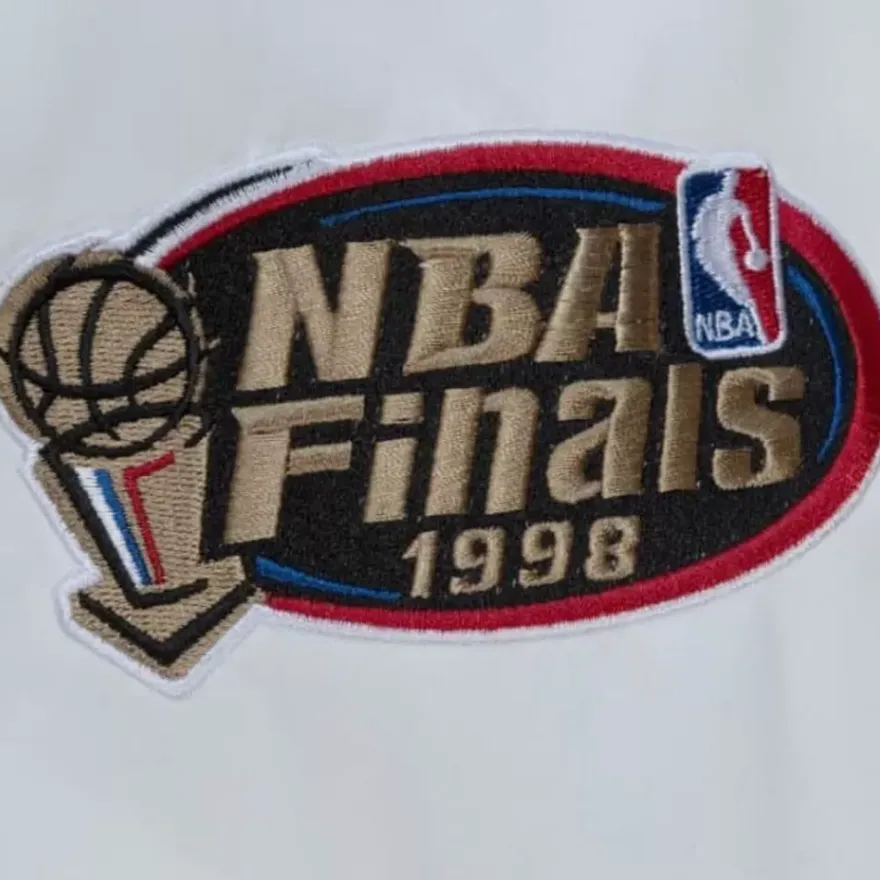 Mitchell & Ness Jackets & Outerwear-City Collection Lightweight Satin Jacket Chicago Bulls