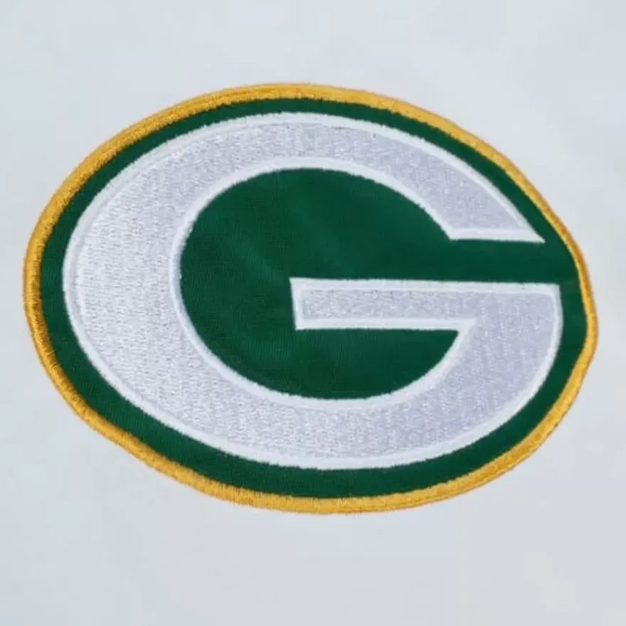 Mitchell & Ness Jackets & Outerwear-City Collection Lightweight Satin Jacket Green Bay Packers