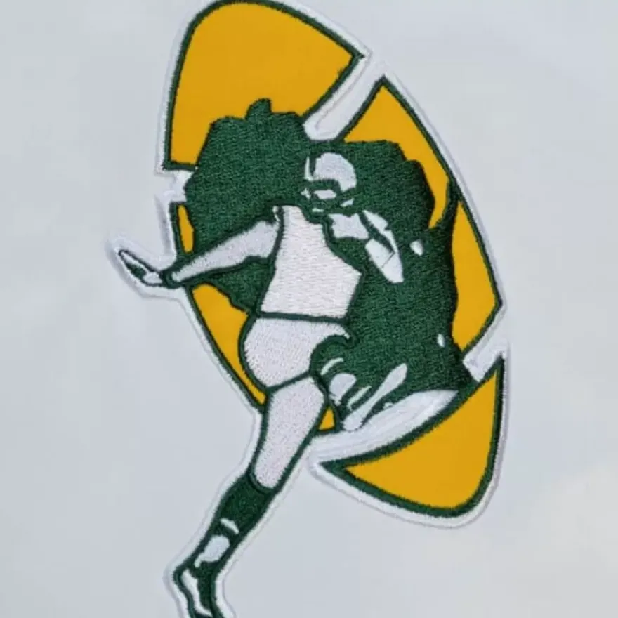 Mitchell & Ness Jackets & Outerwear-City Collection Lightweight Satin Jacket Green Bay Packers