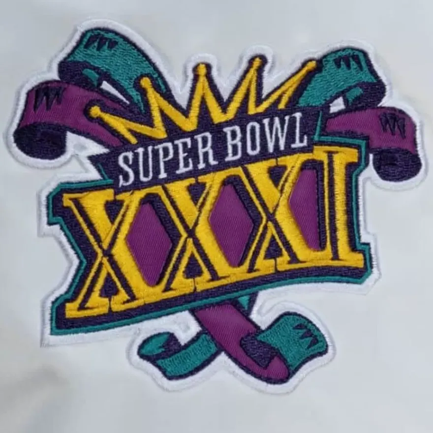 Mitchell & Ness Jackets & Outerwear-City Collection Lightweight Satin Jacket Green Bay Packers