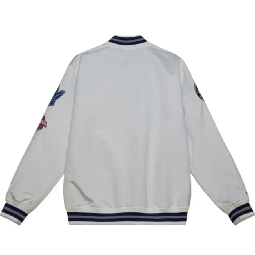 Mitchell & Ness Jackets & Outerwear-City Collection Lightweight Satin Jacket Toronto Maple Leafs