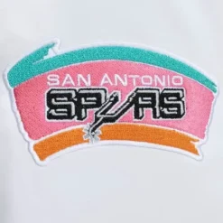 Mitchell & Ness Jackets & Outerwear-City Collection Lightweight Satin Jacket San Antonio Spurs