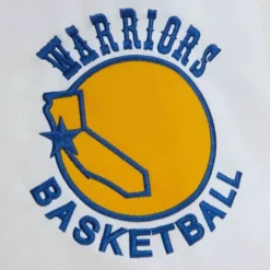 Mitchell & Ness Jackets & Outerwear-City Collection Lightweight Satin Jacket Golden State Warriors