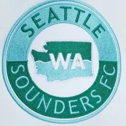 Mitchell & Ness Jackets & Outerwear-City Collection Lightweight Satin Jacket Seattle Sounders Fc