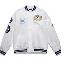 Mitchell & Ness Jackets & Outerwear-City Collection Lightweight Satin Jacket University Of North Carolina