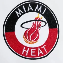 Mitchell & Ness Jackets & Outerwear-City Collection Lightweight Satin Jacket Miami Heat
