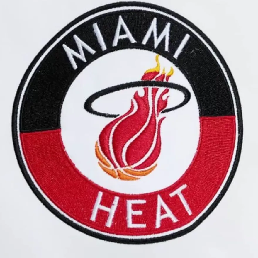 Mitchell & Ness Jackets & Outerwear-City Collection Lightweight Satin Jacket Miami Heat