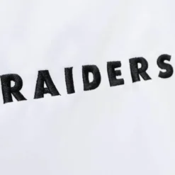 Mitchell & Ness Jackets & Outerwear-City Collection Lightweight Satin Jacket Oakland Raiders