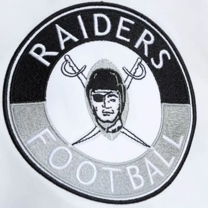 Mitchell & Ness Jackets & Outerwear-City Collection Lightweight Satin Jacket Oakland Raiders