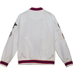 Mitchell & Ness Jackets & Outerwear-City Collection Lightweight Satin Jacket Atlanta Braves