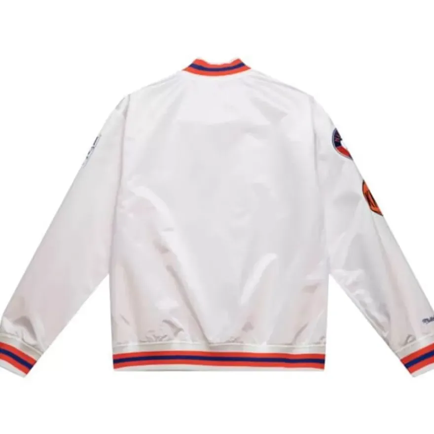 Mitchell & Ness Jackets & Outerwear-City Collection Lightweight Satin Jacket New York Knicks