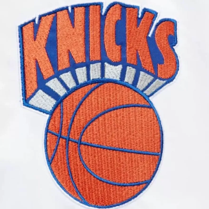 Mitchell & Ness Jackets & Outerwear-City Collection Lightweight Satin Jacket New York Knicks