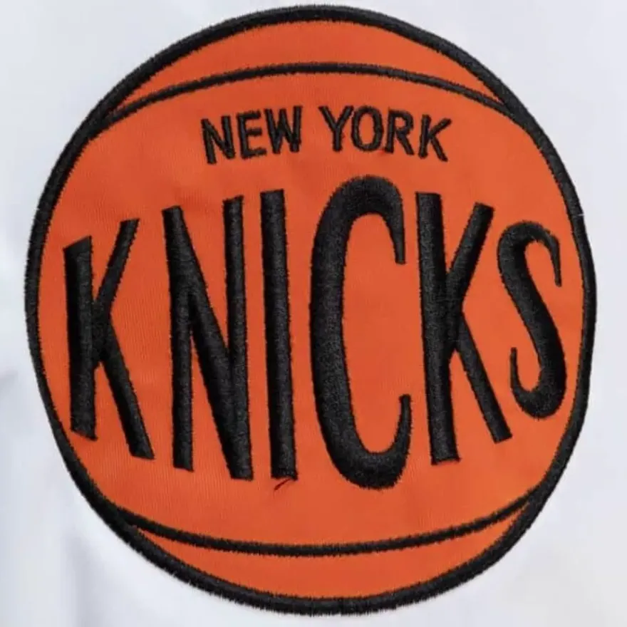 Mitchell & Ness Jackets & Outerwear-City Collection Lightweight Satin Jacket New York Knicks