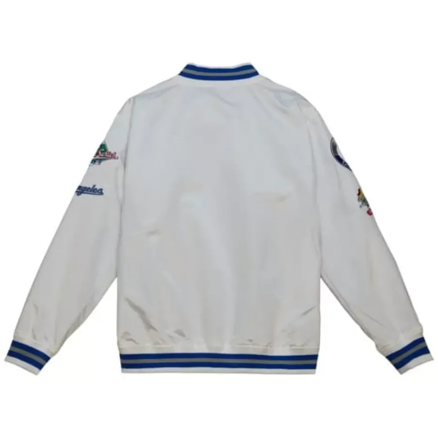 Mitchell & Ness Jackets & Outerwear-City Collection Lightweight Satin Jacket Los Angeles Dodgers